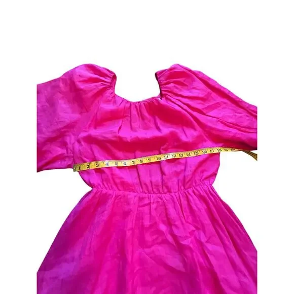 NWT A Loves A Pink Cotton Dress - Size L - Picture 4 of 16
